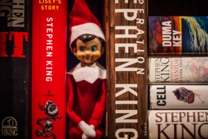 elf with the books